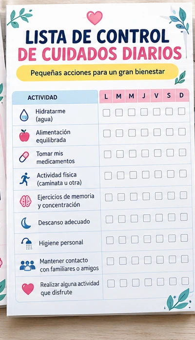 Lista de Control de Cuidados Diarios